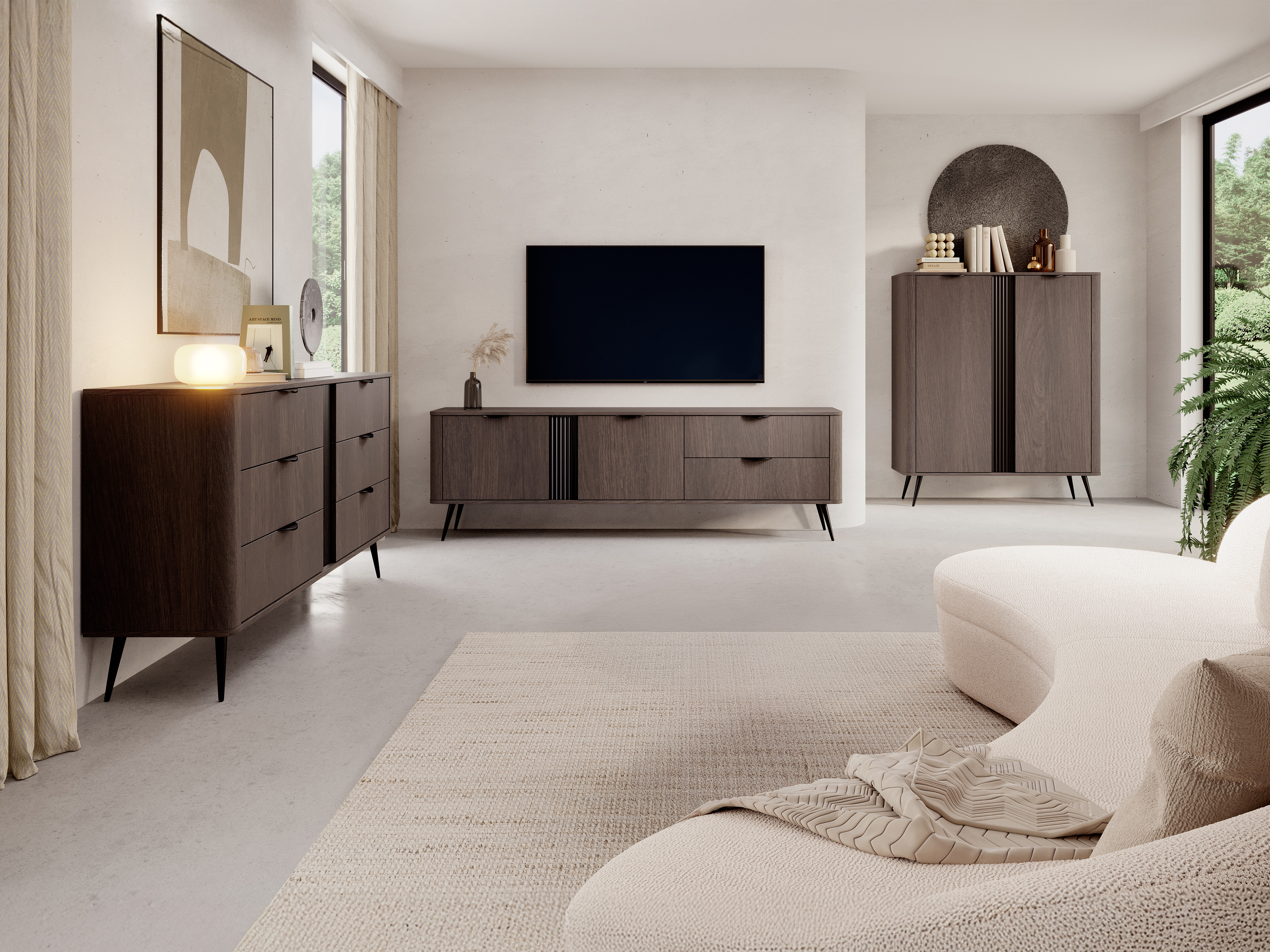 Baldų kolekcija Nufena