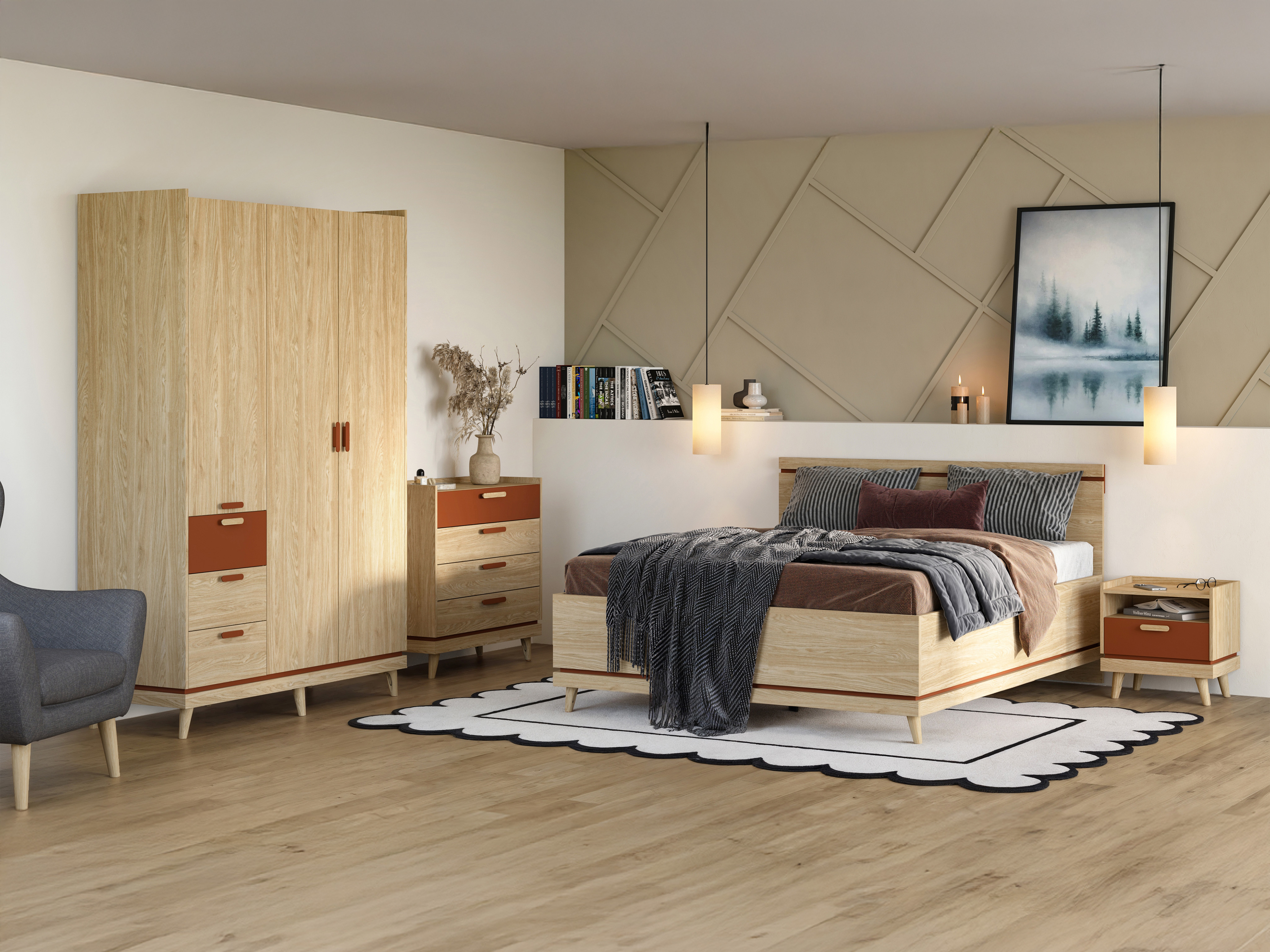 Baldų kolekcija Fertalu