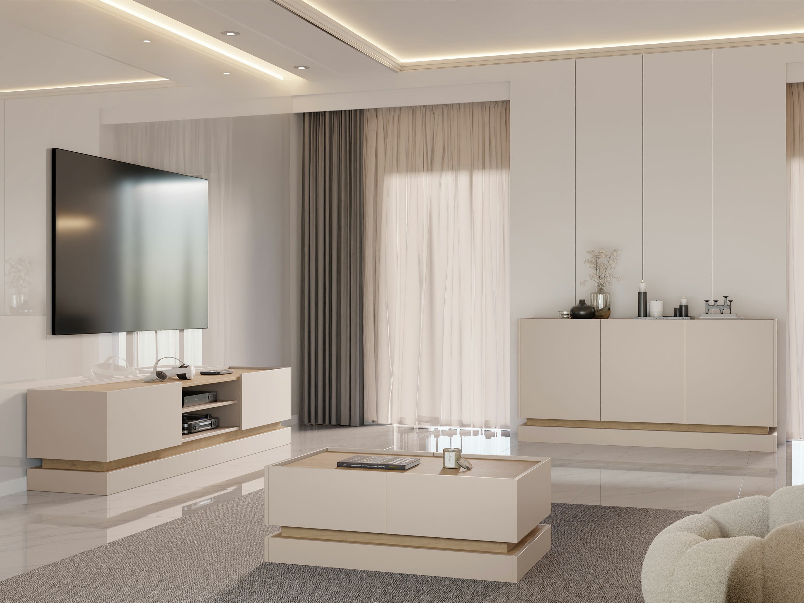 Baldų kolekcija Comfivo Dalvenu