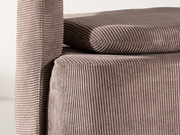 Velveto audinio baldai