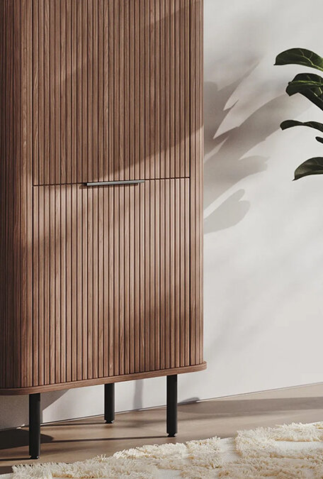 Kategorija Baldai su grioveliais ar lamelėmis