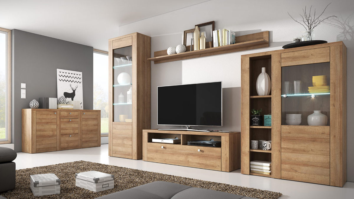 TV staliukas Salelbo 103 (Riviera ąžuolas)