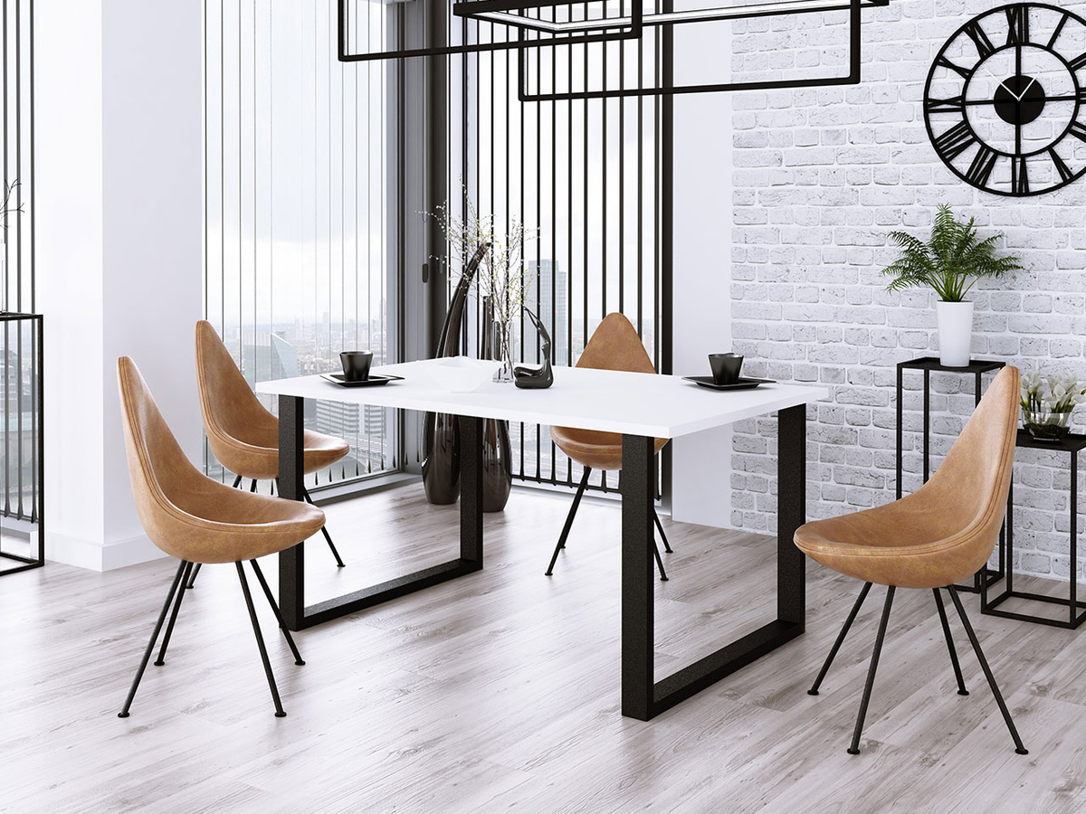 Stalas Tucson 139 (Balta + Juoda)