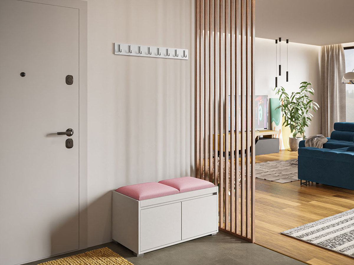 Prieškambario komplektas Comfivo Pinus I (Balta + Manila 09)