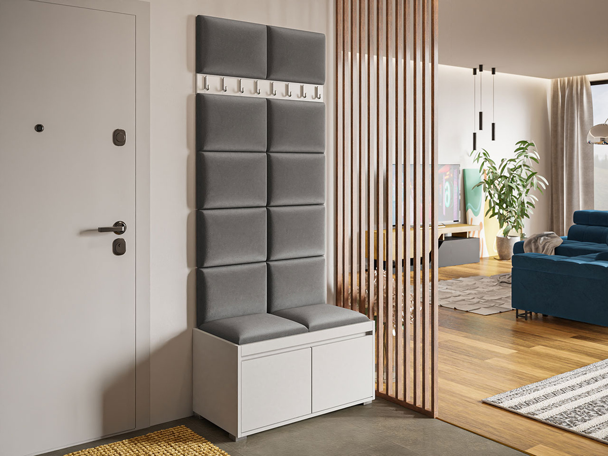 Prieškambario komplektas Comfivo Pinus IV (Balta + Manila 16)