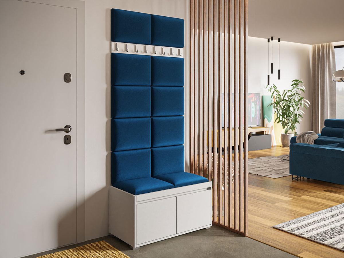 Prieškambario komplektas Comfivo Pinus IV (Balta + Manila 26)
