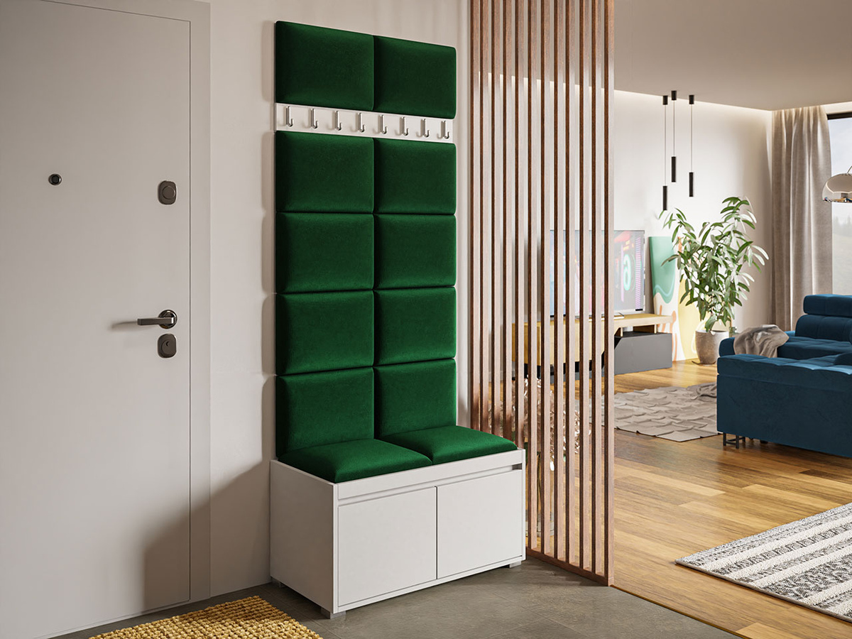 Prieškambario komplektas Comfivo Pinus IV (Balta + Manila 35)