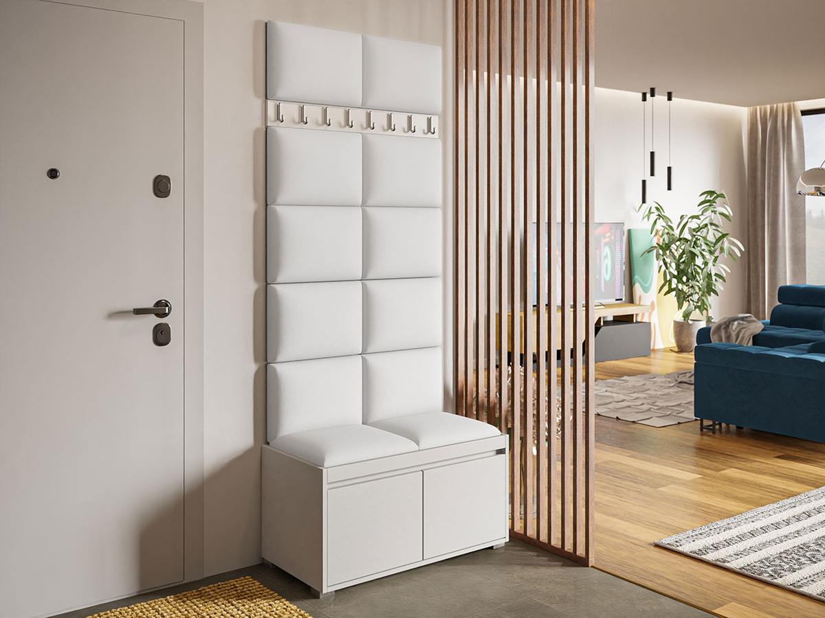 Prieškambario komplektas Comfivo Pinus IV (Balta + Soft 017)