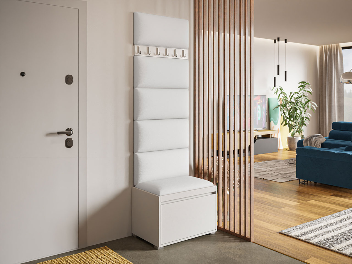 Prieškambario komplektas Comfivo Pinus V (Balta + Soft 017)
