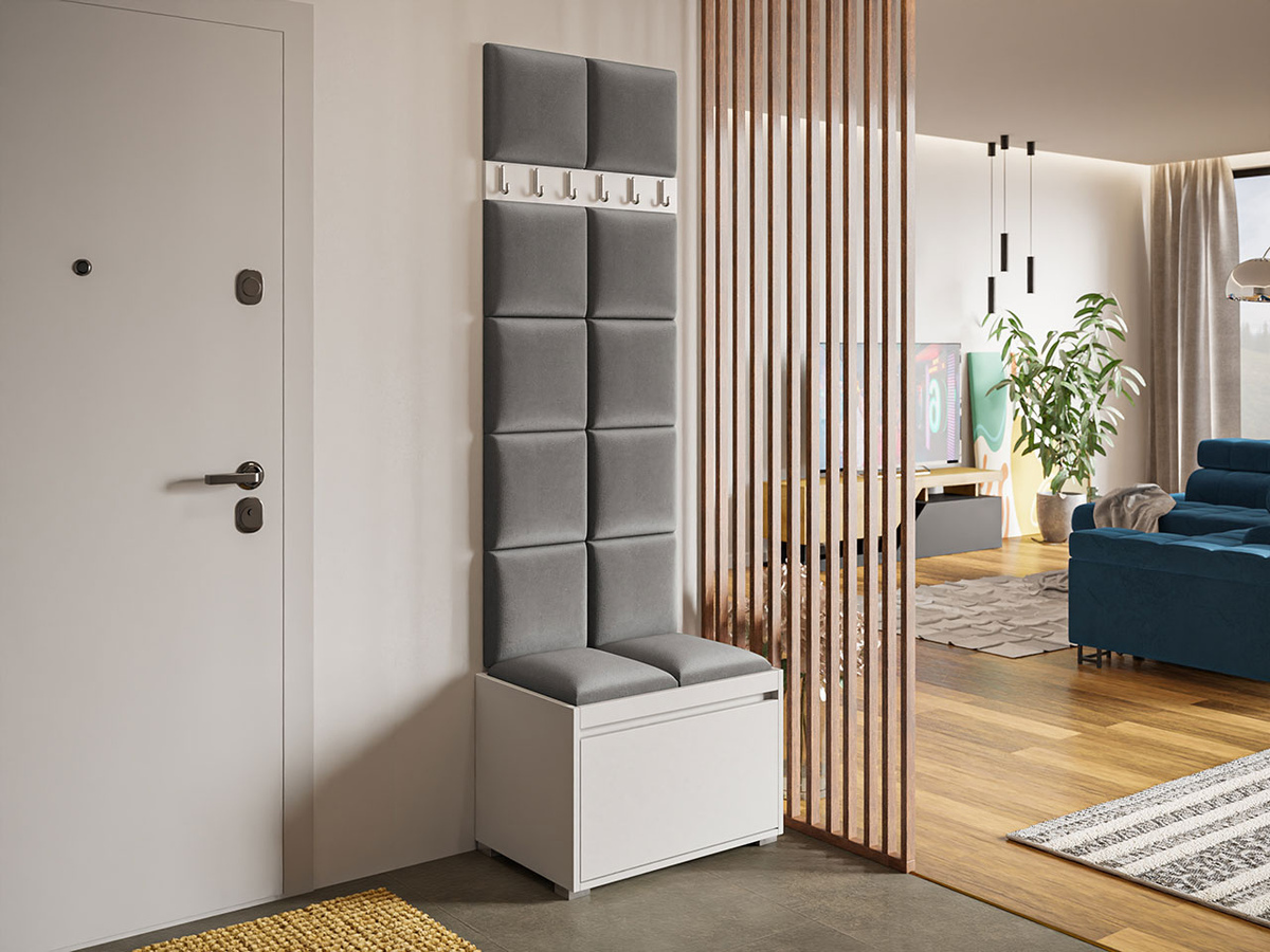 Prieškambario komplektas Comfivo Pinus VII (Balta + Manila 16)