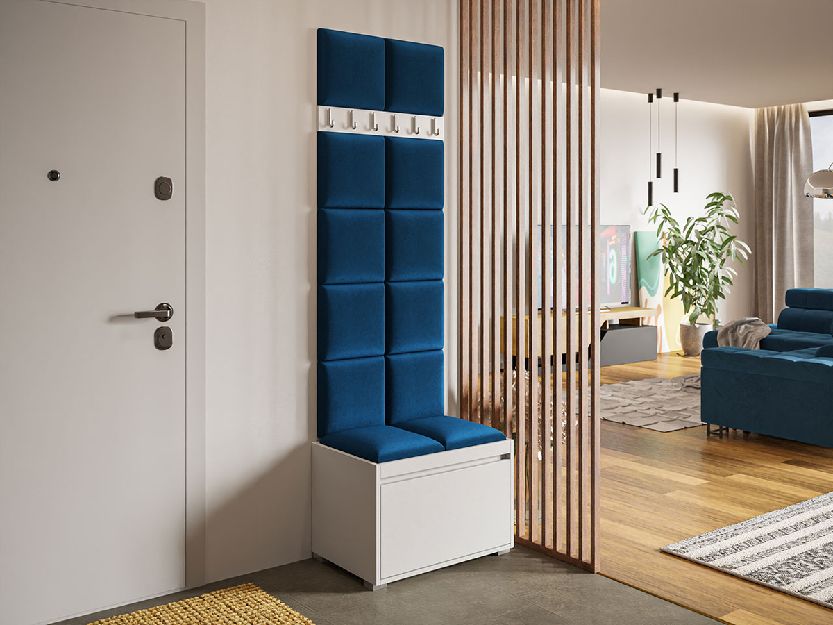 Prieškambario komplektas Comfivo Pinus VII (Balta + Manila 26)