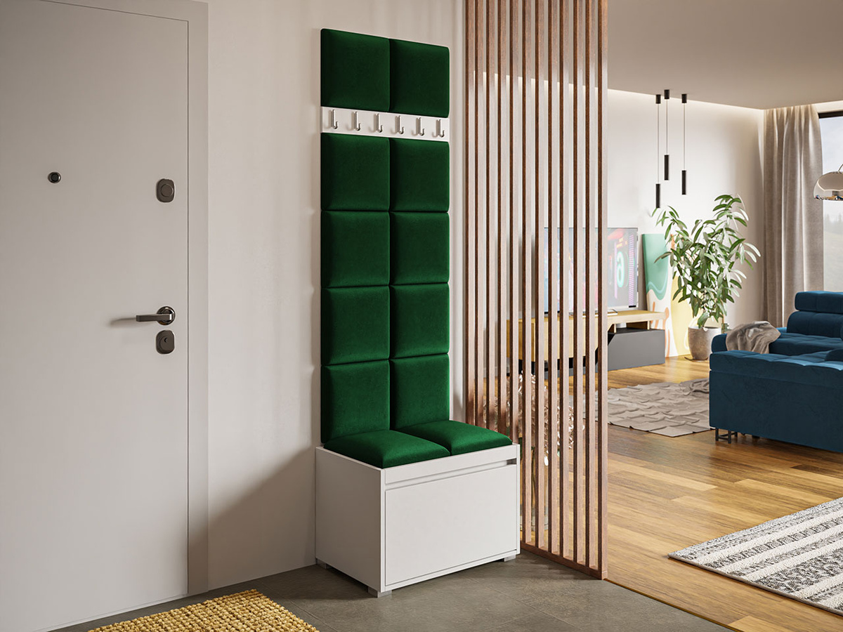 Prieškambario komplektas Comfivo Pinus VII (Balta + Manila 35)