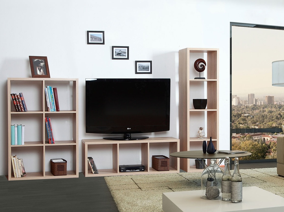 Svetainės komplektas Levnova 106 (Sonomos ąžuolas)