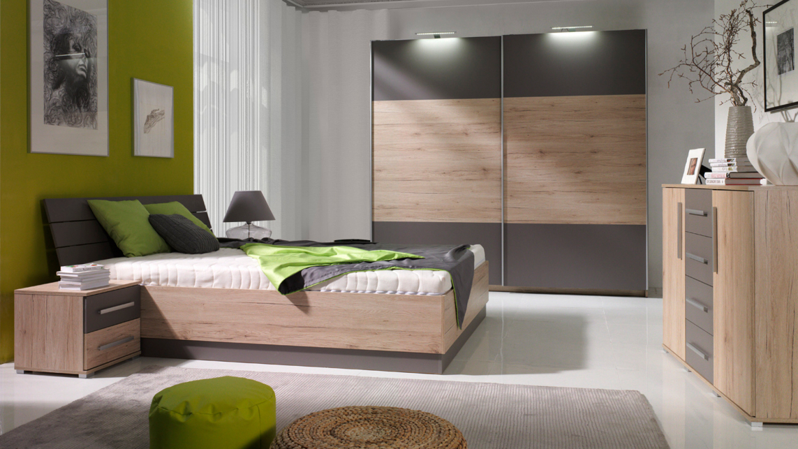 Naktinis staliukas Murrieta 147 (San Remo ąžuolas + Pka)