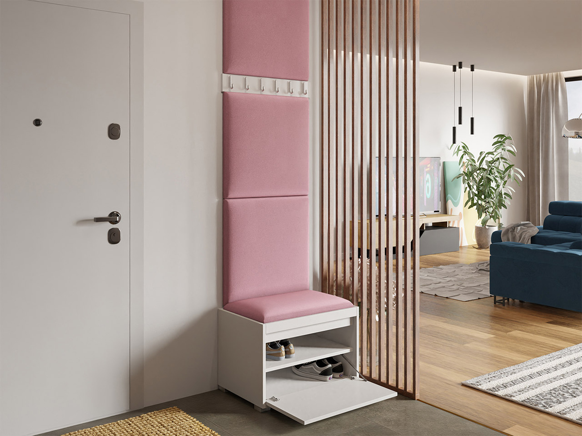 Prieškambario komplektas Comfivo Pinus IX (Balta + Manila 09)