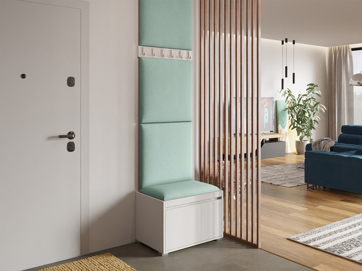 Prieškambario komplektas Comfivo Pinus IX (Balta + Manila 11)