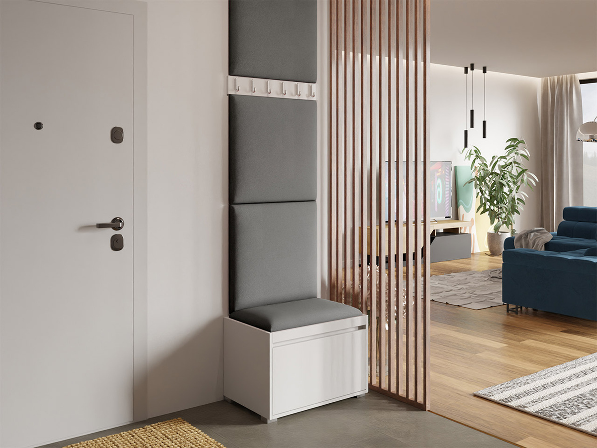 Prieškambario komplektas Comfivo Pinus IX (Balta + Manila 16)