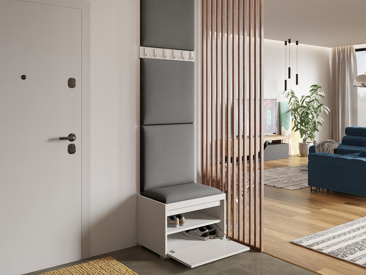Prieškambario komplektas Comfivo Pinus IX (Balta + Manila 16)