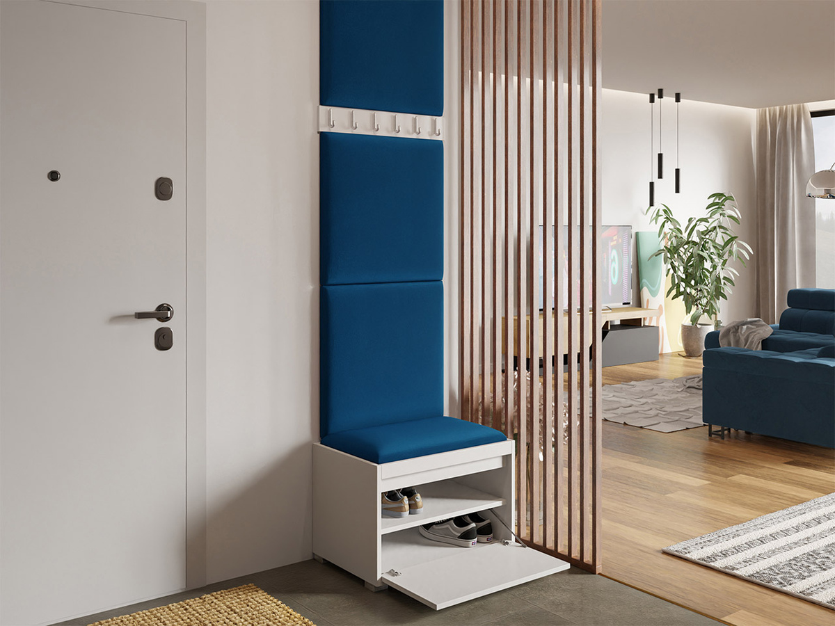 Prieškambario komplektas Comfivo Pinus IX (Balta + Manila 26)