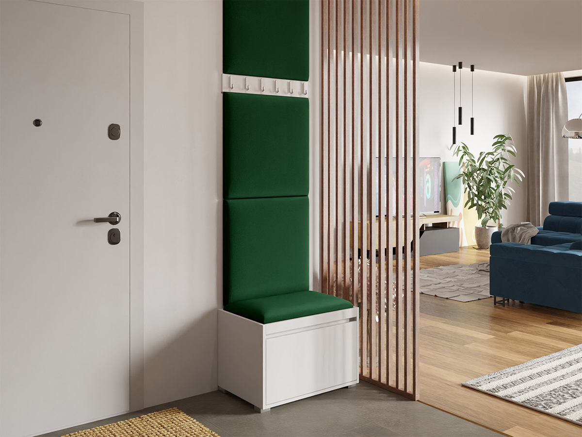 Prieškambario komplektas Comfivo Pinus IX (Balta + Manila 35)