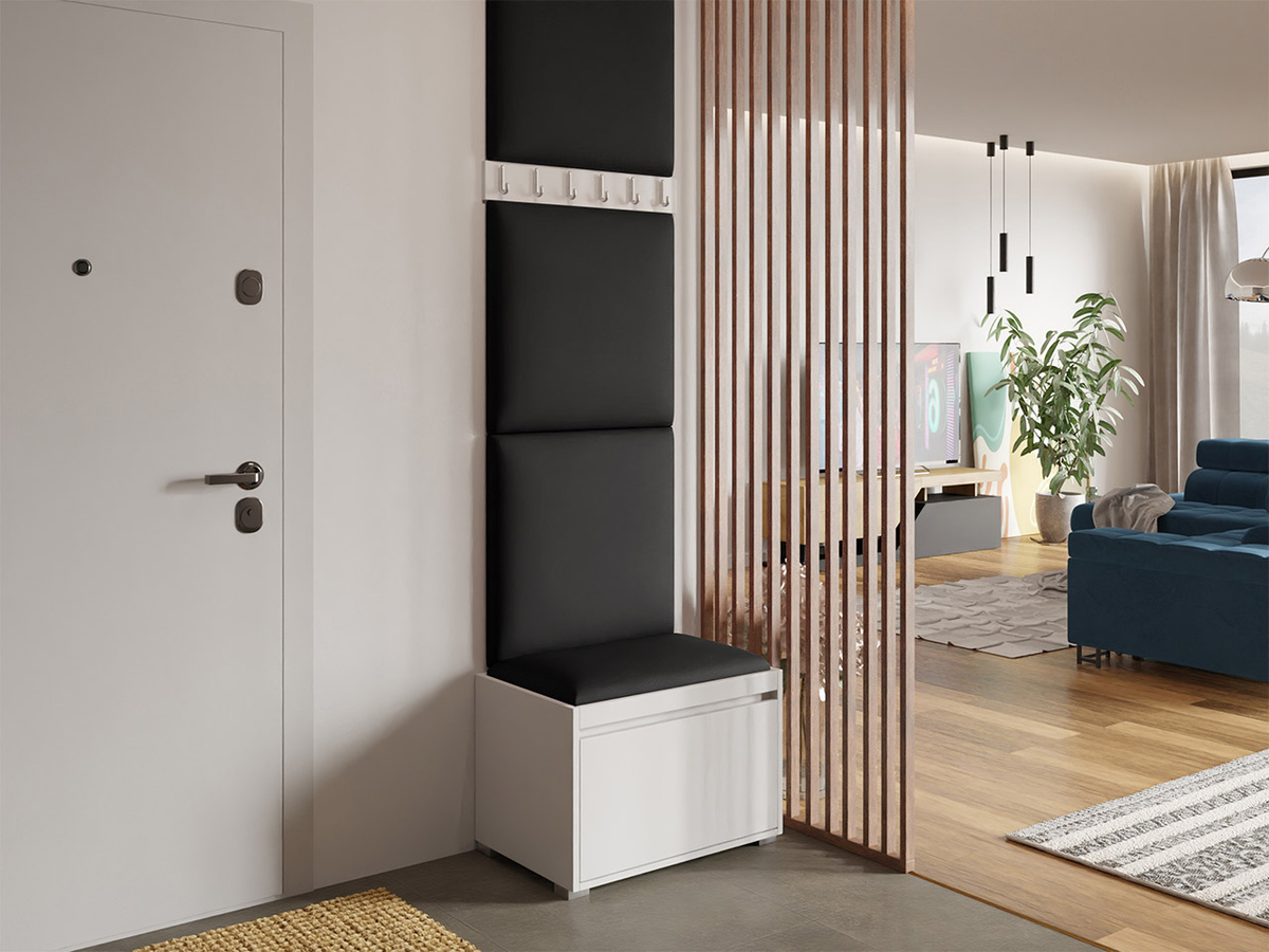 Prieškambario komplektas Comfivo Pinus IX (Balta + Soft 011)