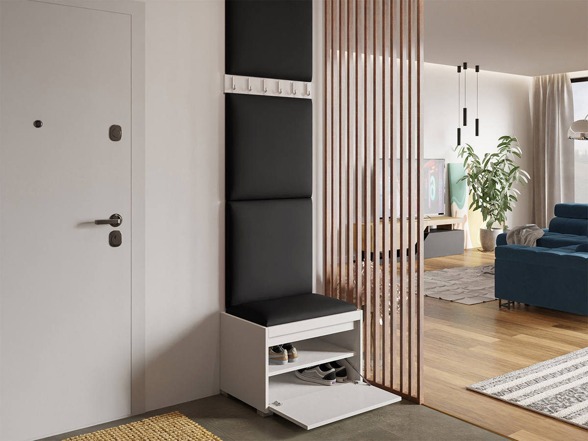 Prieškambario komplektas Comfivo Pinus IX (Balta + Soft 011)