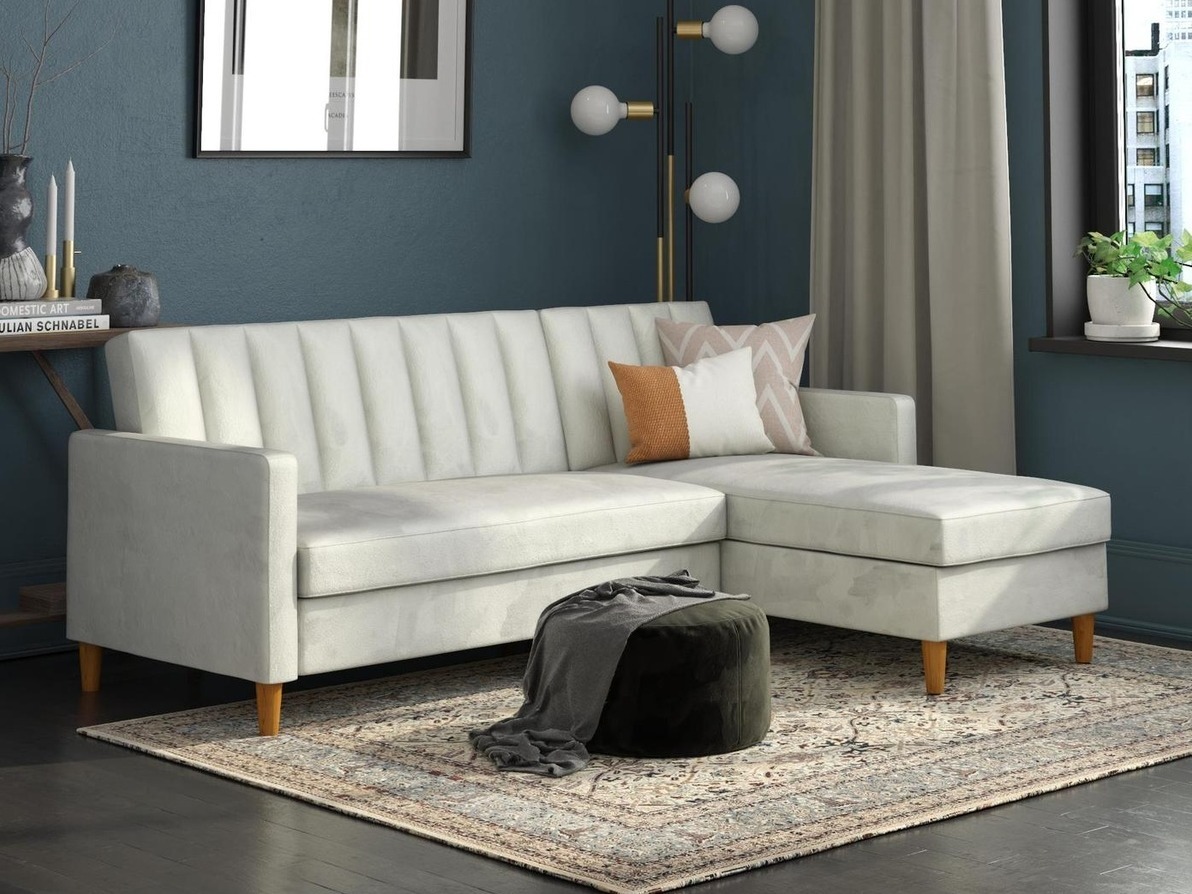 Minkštas kampas Tulsa 108 (Šviesi pilka)