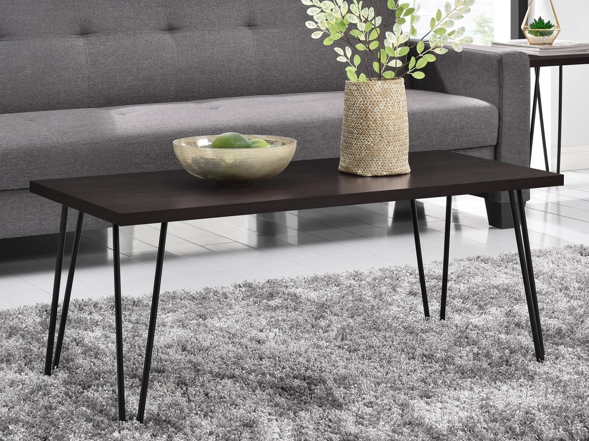 Žurnalinis staliukas Nutive 100 (Tamsi ruda)