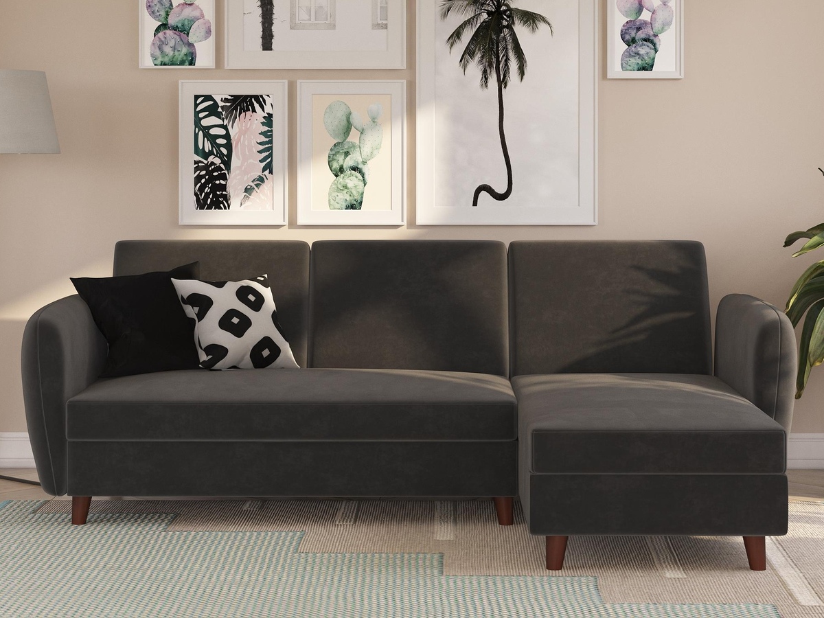 Minkštas kampas Novogratz 108 (Pilka)