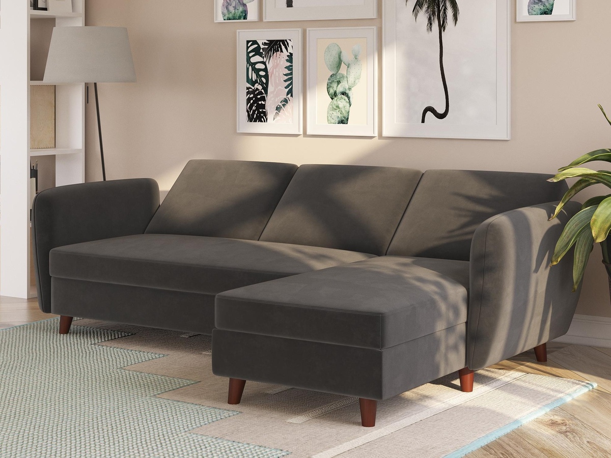 Minkštas kampas Novogratz 108 (Pilka)