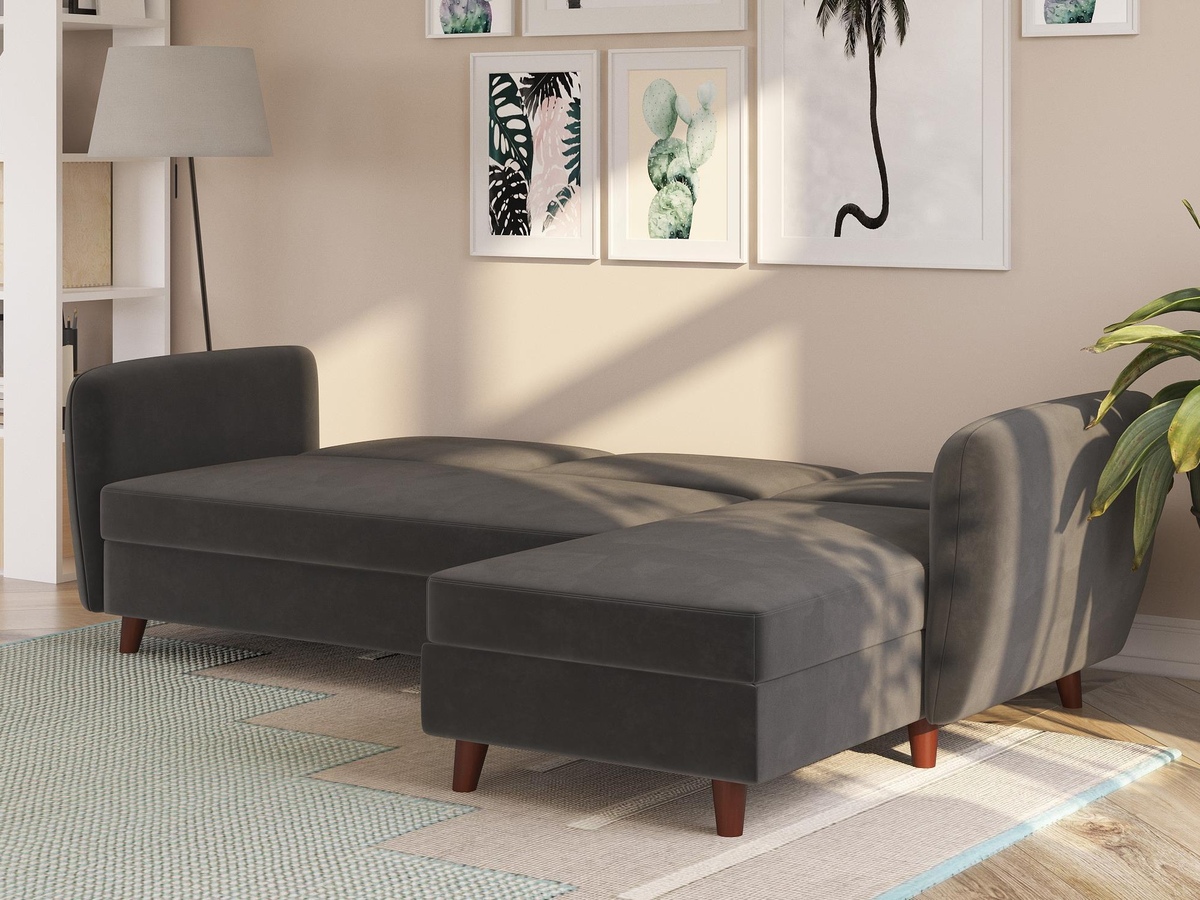 Minkštas kampas Novogratz 108 (Pilka)