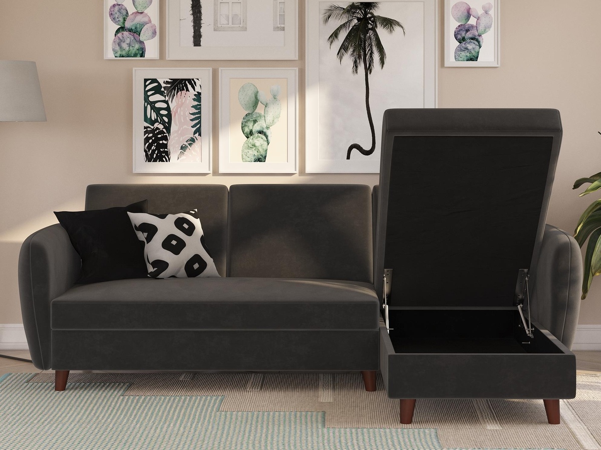 Minkštas kampas Novogratz 108 (Pilka)