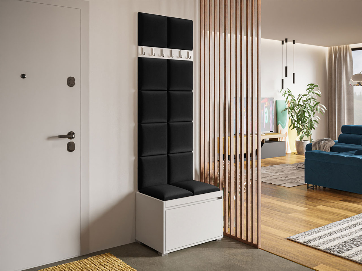 Prieškambario komplektas Comfivo Pinus VII (Balta + Manila 18)