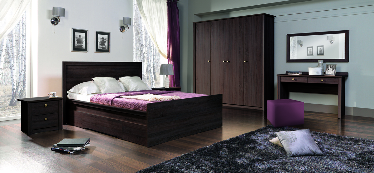 Naktinis staliukas Elialo 109 (Tamsus Sonomos ąžuolas)