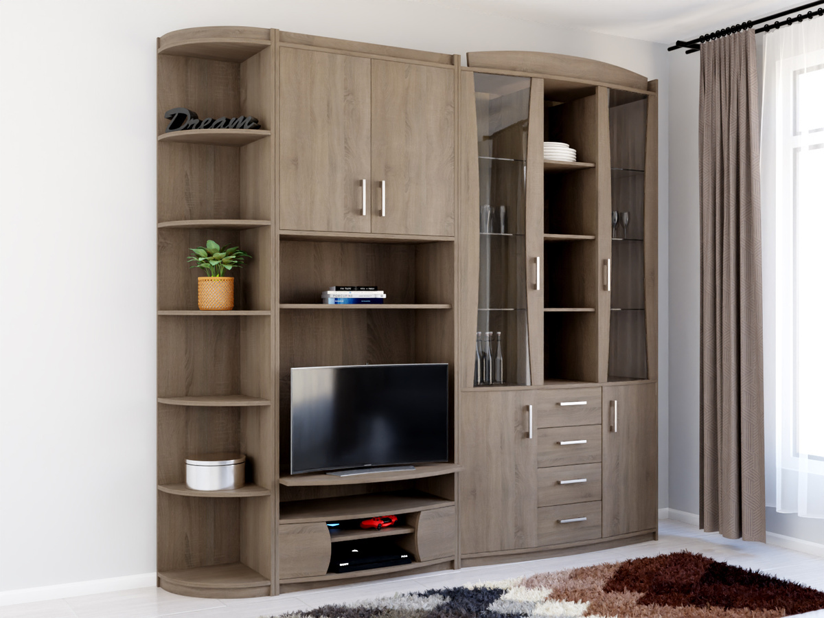 Svetainės komplektas Omaha A111 (Trufel ąžuolas)