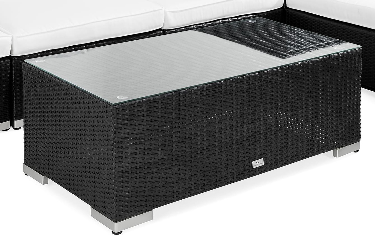 Lauko baldų komplektas Comfort Garden 1553 (Juoda + Balta)