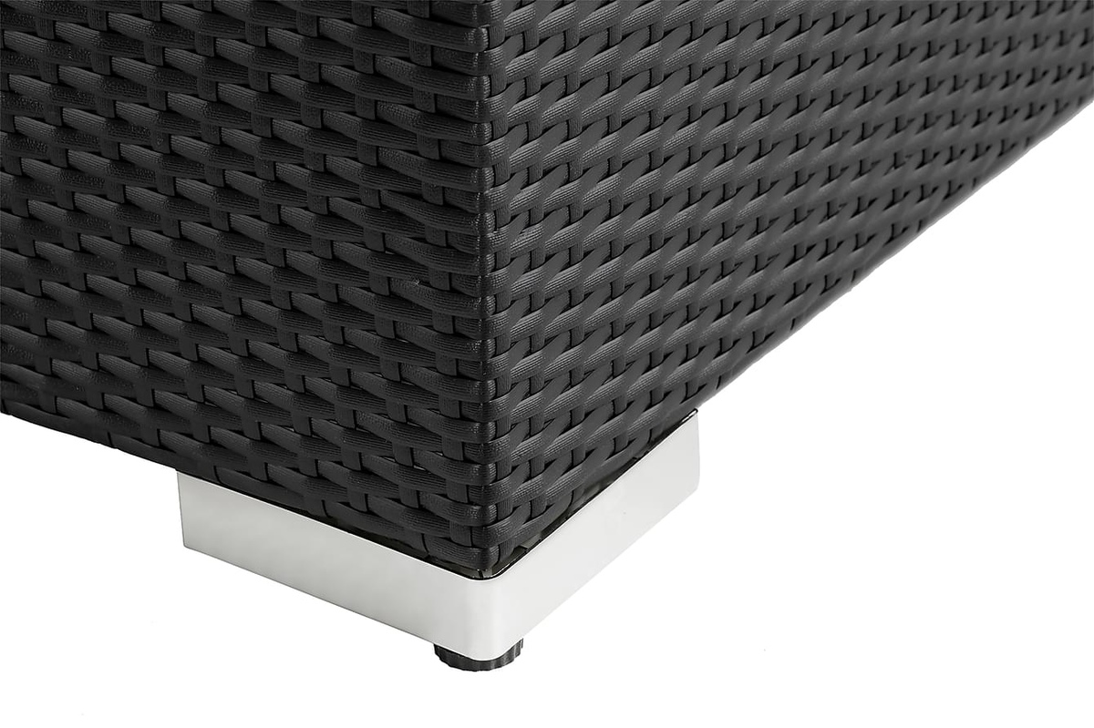 Lauko baldų komplektas Comfort Garden 1553 (Juoda + Balta)