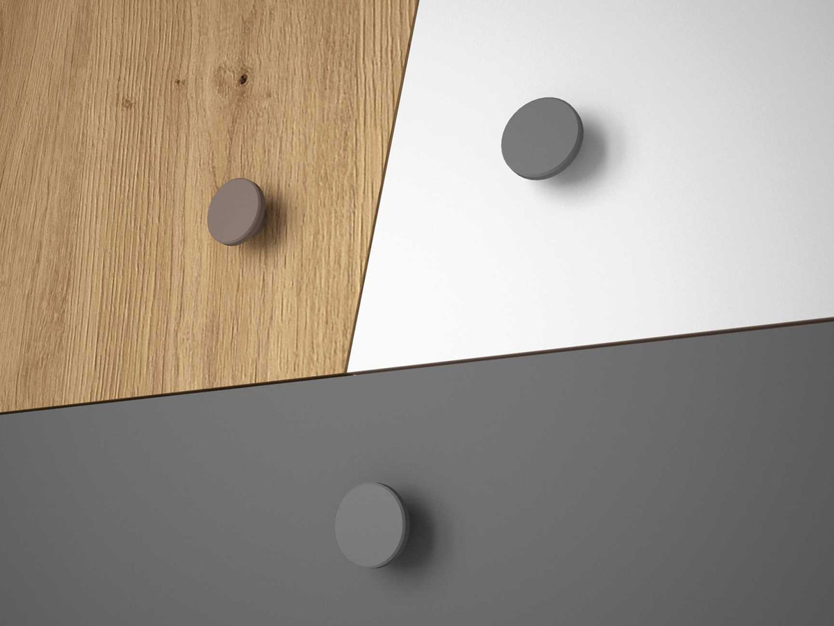 Komoda Almira 106 (Artisan ąžuolas + Balta)