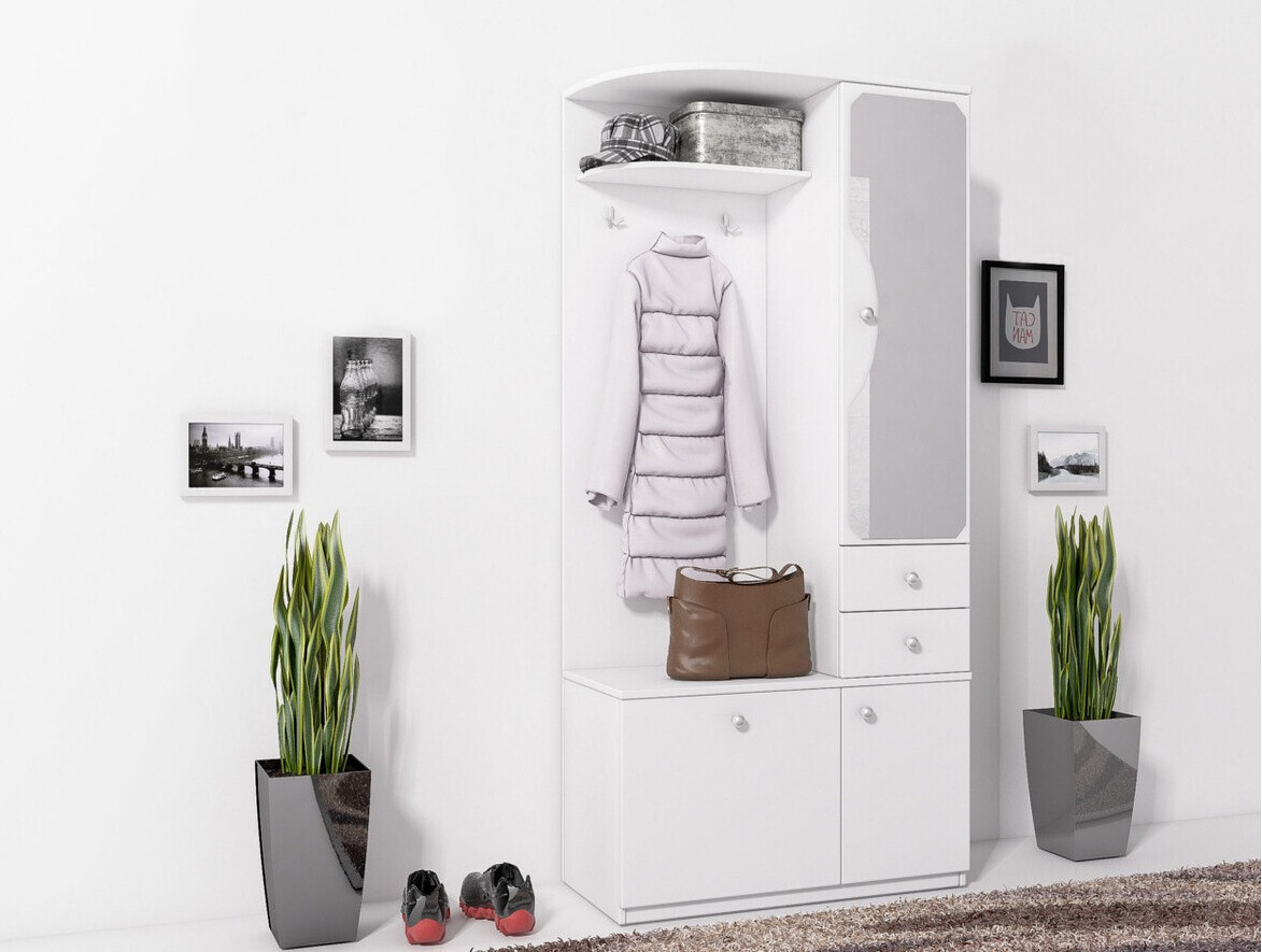 Prieškambario komplektas Murrieta 116 (Balta)