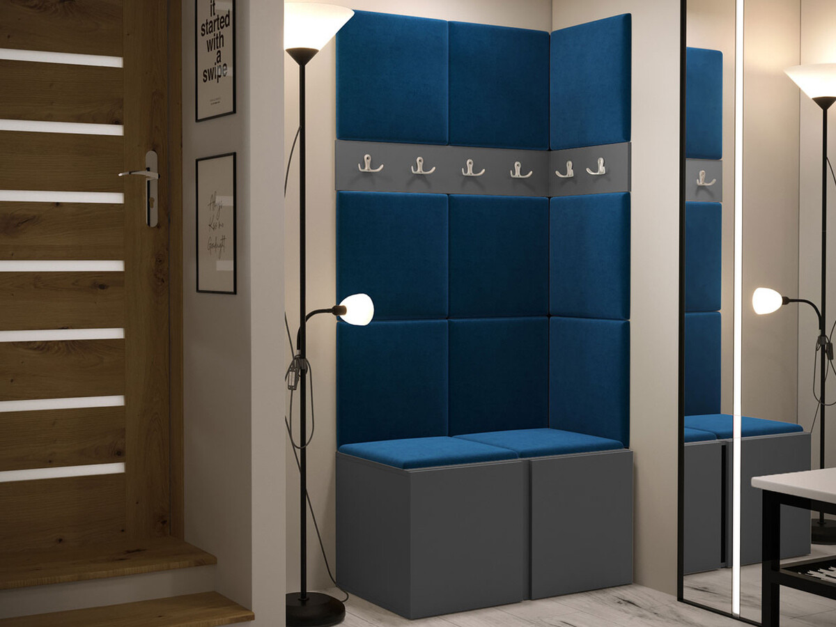 Prieškambario komplektas Hartford 264 (Grafitas)