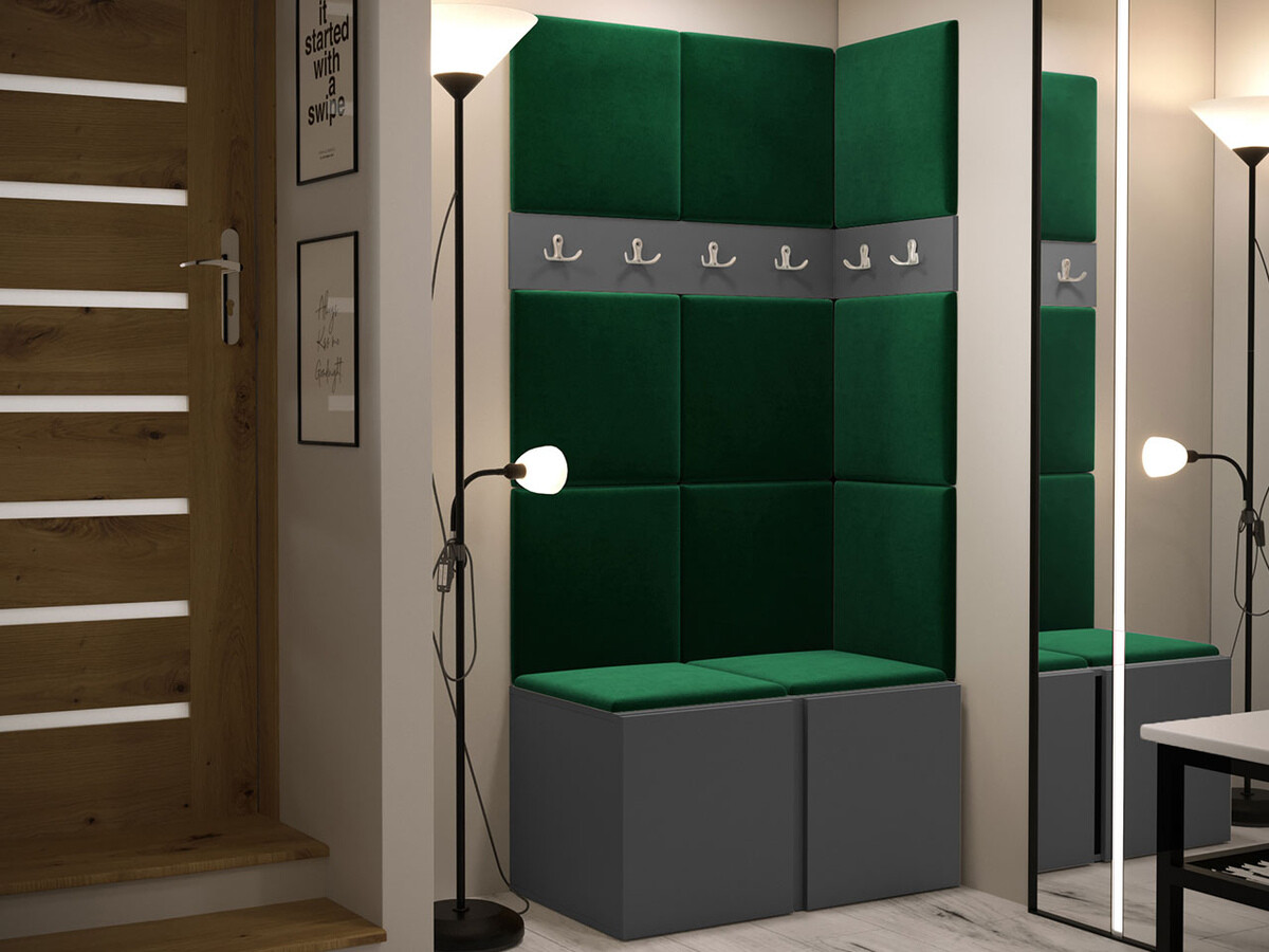 Prieškambario komplektas Hartford 264 (Grafitas)