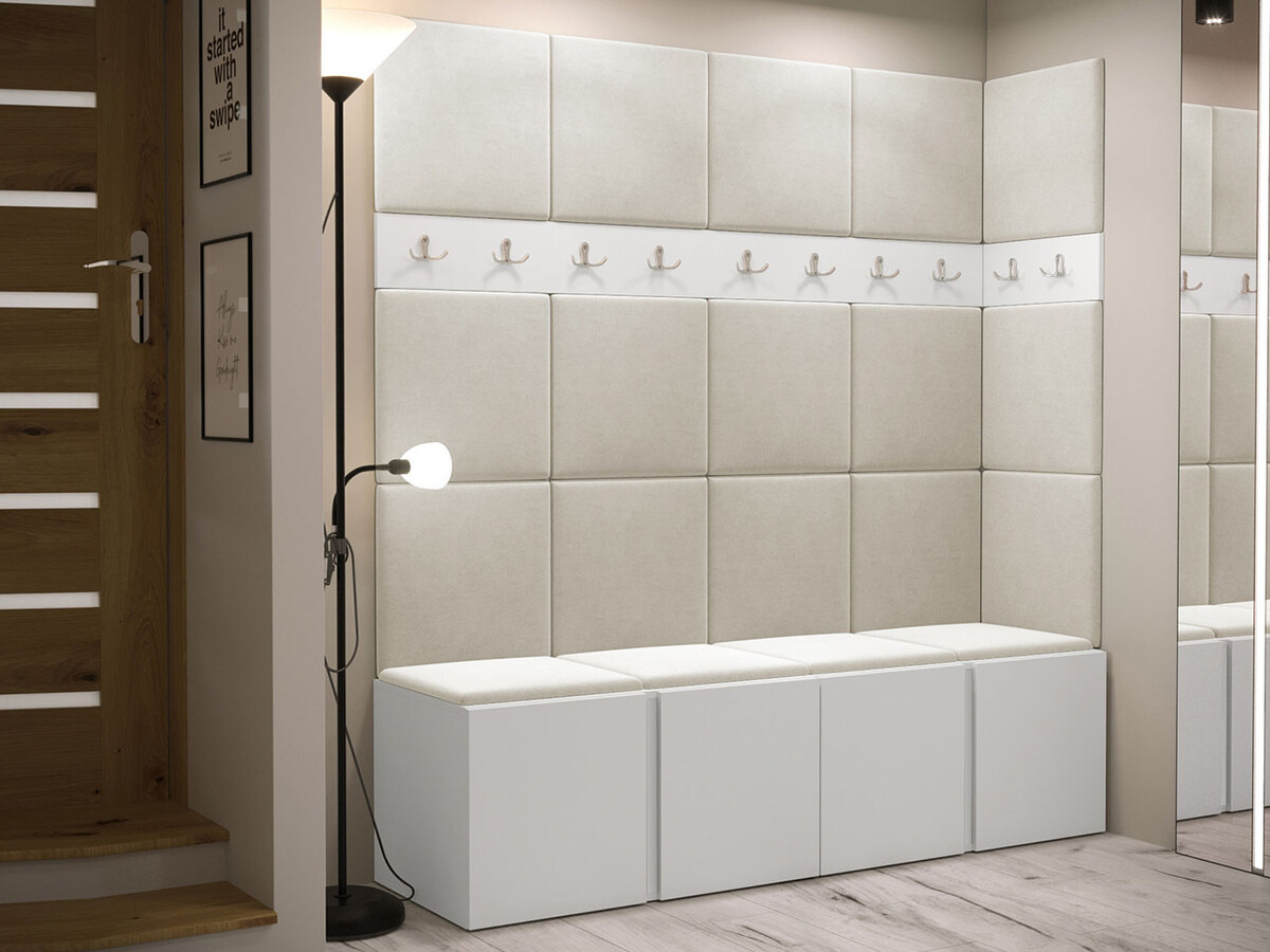 Prieškambario komplektas Pinis II (Balta)