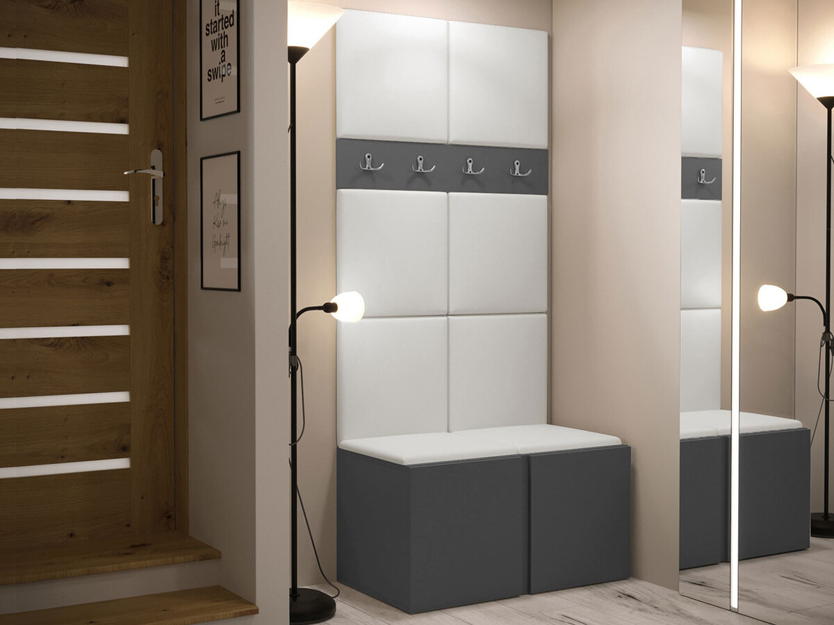 Prieškambario komplektas Hartford 267 (Grafitas)