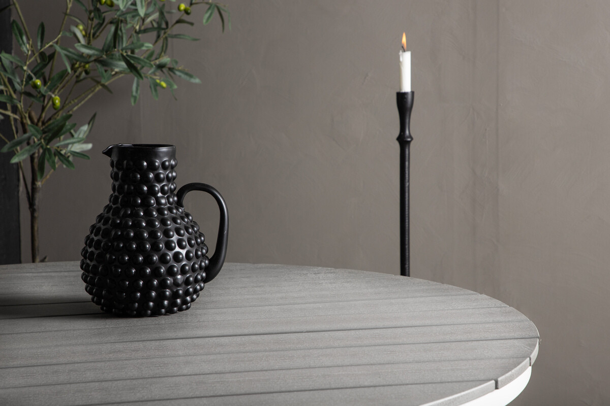 Lauko stalas Dallas 2467 (Pilka + Balta)