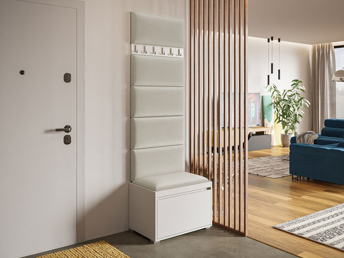 Prieškambario komplektas Comfivo Pinus V (Balta + Manila 02)