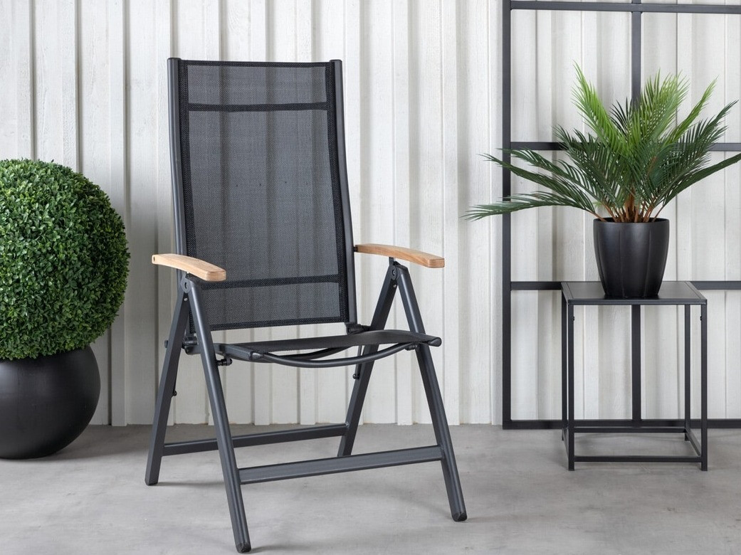 Lauko kėdė Dallas 2848 (Juoda + Ruda)