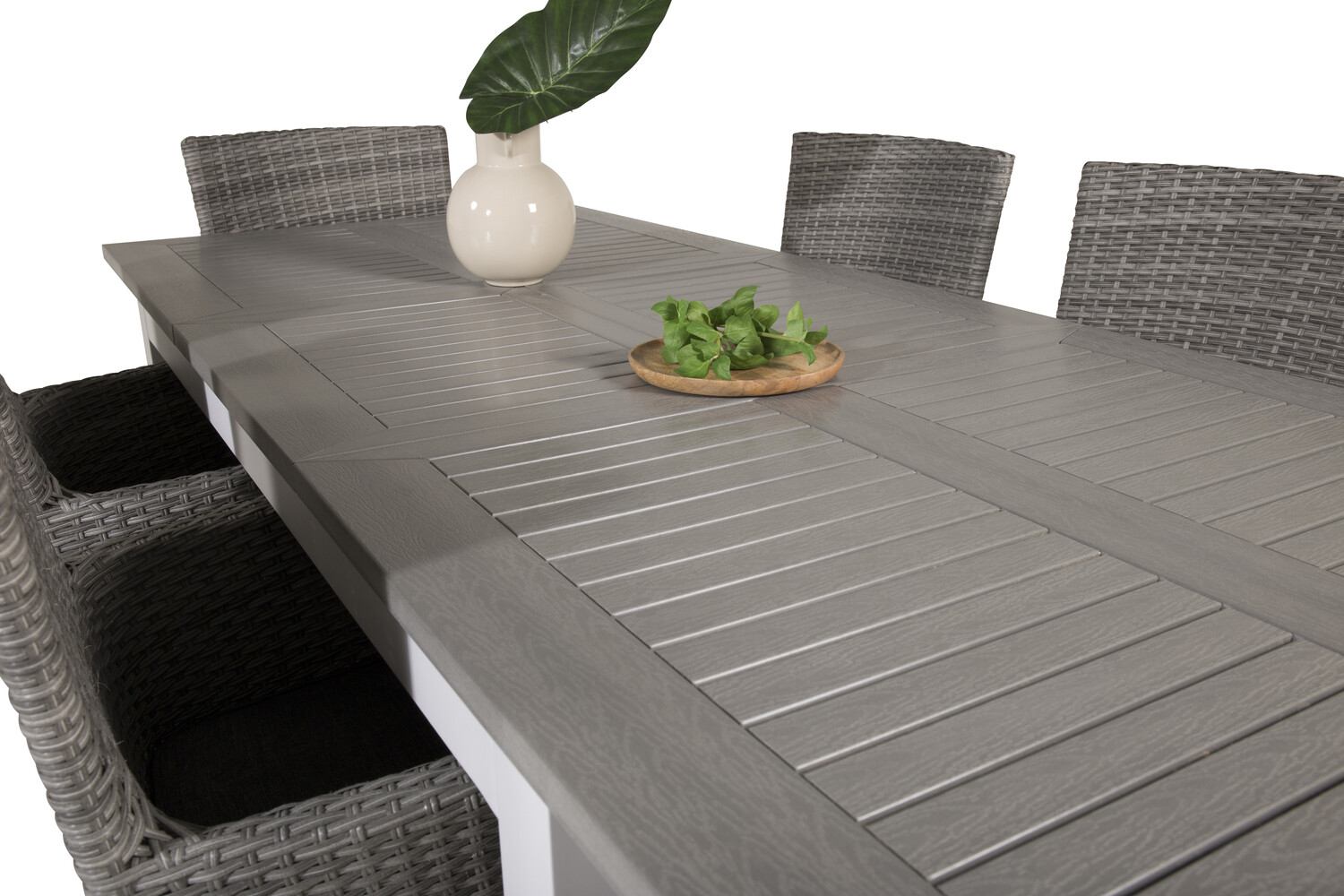 Stalo ir kėdžių komplektas Dallas 3008 (Pilka)