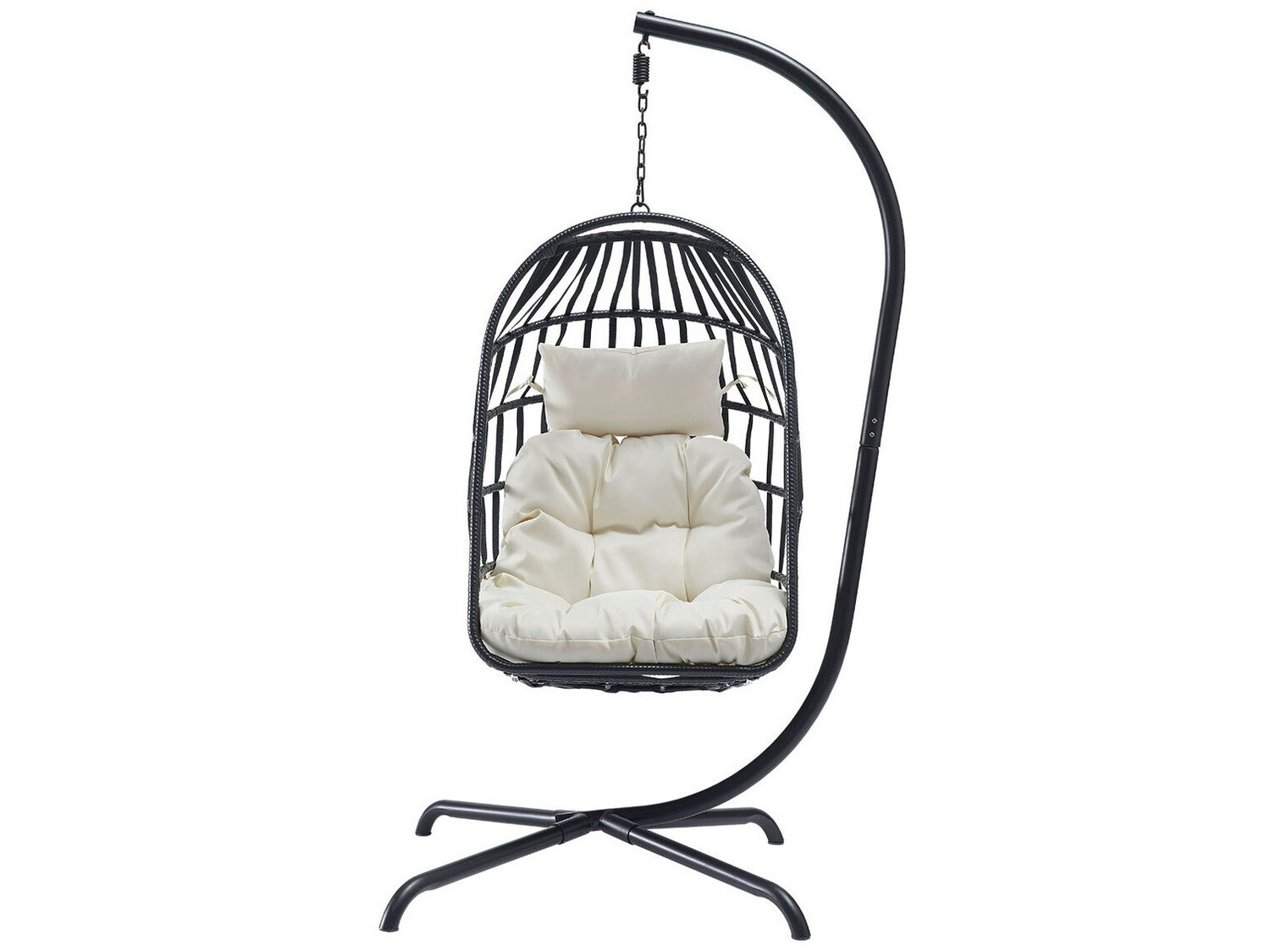 Supamas krėslas Comfivo 316 (Juoda + Kreminė)