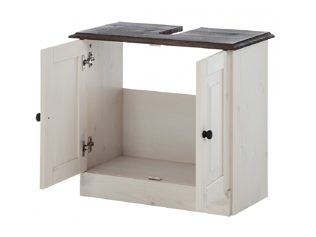 Pastatoma vonios spintelė praustuvui Deletri 101 (Balta + Havana Ąžuolas)