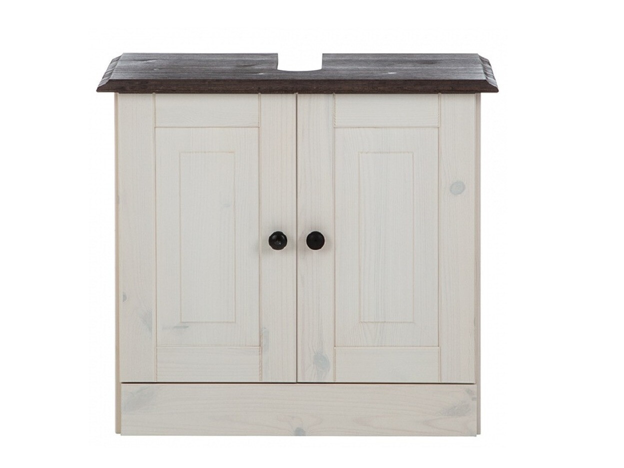 Pastatoma vonios spintelė praustuvui Deletri 101 (Balta + Havana Ąžuolas)